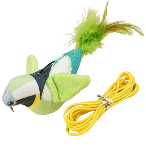 Katzenspielzeug Vogel | Simulierter Klang Vogelspielzeug - Realistisches interaktives Indoor-Katzenspielzeug mit Vogelgeräuschen Katzenspielzeug Vogel | Simulierter Klang Vogelspielzeug - Realistisches interaktives Indoor-Katzenspielzeug mit Vogelgeräuschen von Chienc
