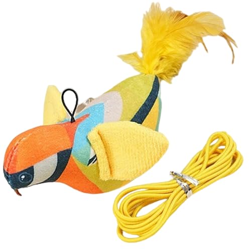 Katzenspielzeug Vogel | Simulierter Klang Vogelspielzeug - Realistisches interaktives Indoor-Katzenspielzeug mit Vogelgeräuschen Katzenspielzeug Vogel | Simulierter Klang Vogelspielzeug - Realistisches interaktives Indoor-Katzenspielzeug mit Vogelgeräuschen von Chienc