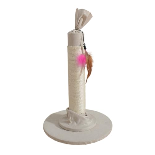 Kratzbaum für Katzen im Süßigkeiten-Design, hoch, 53 cm, mit baumelndem Federspielzeug, interaktives Katzenspielzeug für alle Rassen Kratzbaum für Katzen im Süßigkeiten-Design, hoch, 53 cm, mit baumelndem Federspielzeug, interaktives Katzenspielzeug für alle Rassen von Chienc