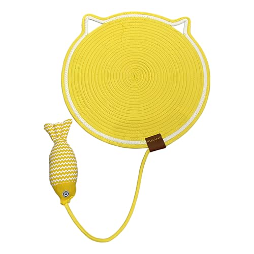 Kratzunterlage für Katzen | Kratzspielzeug & Teppichschutz | Robustes Baumwollseil Kratzbaum für Indoor-Katzen Kratzunterlage für Katzen | Kratzspielzeug & Teppichschutz | Robustes Baumwollseil Kratzbaum für Indoor-Katzen von Chienc