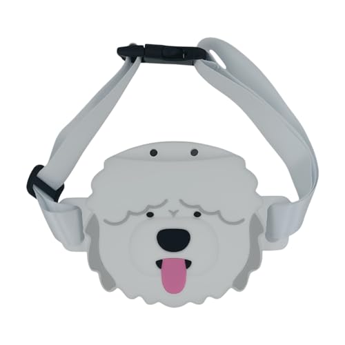Leckerli-Tasche für Hunde – auslaufsichere Silikon-Gürteltasche | Magnetverschluss-Trainingstasche mit verstellbarem Gürtel für Spaziergänge von Chienc