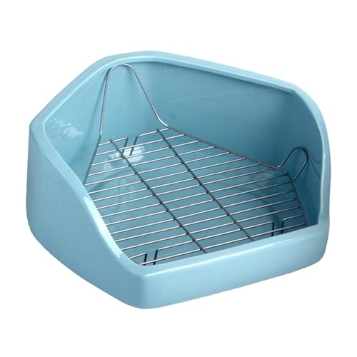 Meerschweinchentoilette für Käfig, fünfeckige Kaninchentoilette & Hasen-Ecktoilette, Hamster-Töpfchentrainer, ideal für Meerschweinchen und Chinchillas Meerschweinchentoilette für Käfig, fünfeckige Kaninchentoilette & Hasen-Ecktoilette, Hamster-Töpfchentrainer, ideal für Meerschweinchen und Chinchillas von Chienc