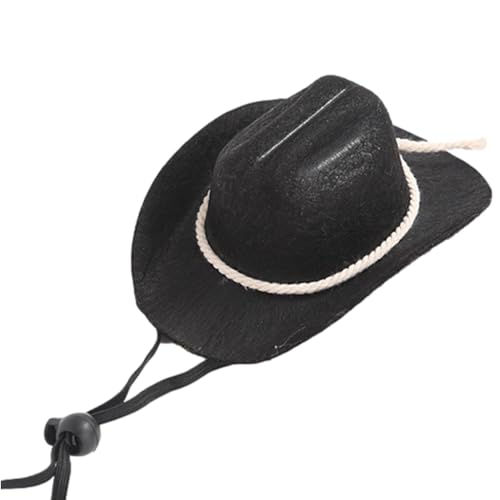 Mini-Cowboy-Katzenhut, Haustierzubehör, fünfzackiger Stern-Dekoration, modischer Western-Stil für Katzen und kleine Hunde Mini-Cowboy-Katzenhut, Haustierzubehör, fünfzackiger Stern-Dekoration, modischer Western-Stil für Katzen und kleine Hunde von Chienc