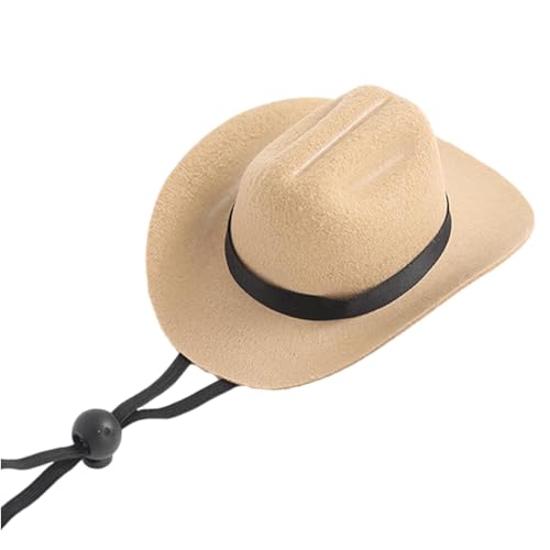 Mini-Cowboy-Katzenhut, Haustierzubehör, fünfzackiger Stern-Dekoration, modischer Western-Stil für Katzen und kleine Hunde Mini-Cowboy-Katzenhut, Haustierzubehör, fünfzackiger Stern-Dekoration, modischer Western-Stil für Katzen und kleine Hunde von Chienc