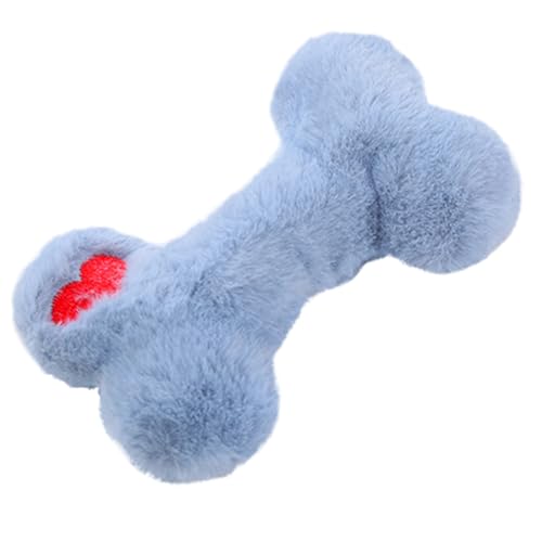 Plüsch-Hundespielzeug – Welpenspielzeit mit weichem und tragbarem Knochenform-Gesangskauspielzeug | ideal für kleine Hunde & sanftes Kauen Plüsch-Hundespielzeug – Welpenspielzeit mit weichem und tragbarem Knochenform-Gesangskauspielzeug | ideal für kleine Hunde & sanftes Kauen von Chienc