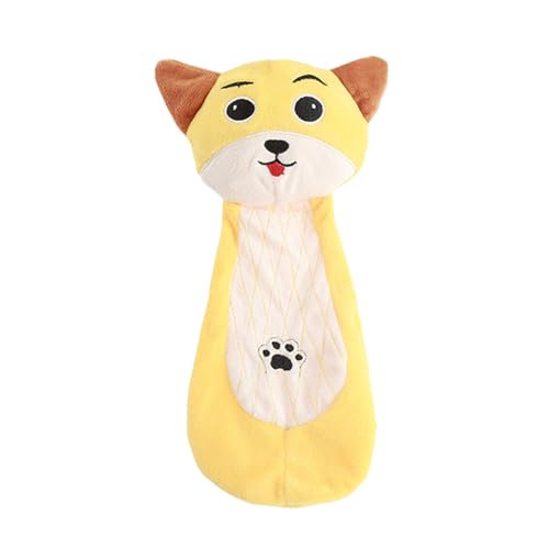 Quietschendes Hundespielzeug aus Plüsch, bissfest, interaktives Plüschtier für Zahnreinigung, Entspannung und Kauen Quietschendes Hundespielzeug aus Plüsch, bissfest, interaktives Plüschtier für Zahnreinigung, Entspannung und Kauen von Chienc