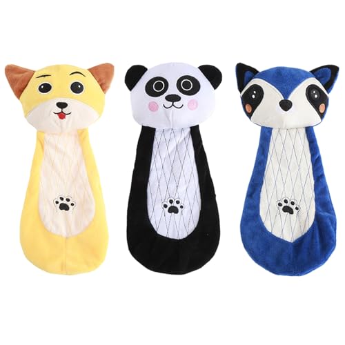 Quietschendes Hundespielzeug aus Plüsch, bissfest, interaktives Plüschtier für Zahnreinigung, Entspannung und Kauen Quietschendes Hundespielzeug aus Plüsch, bissfest, interaktives Plüschtier für Zahnreinigung, Entspannung und Kauen von Chienc