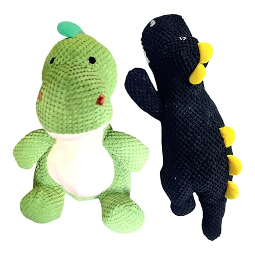 Quietschendes Kauspielzeug für Hunde, weiches Kauzubehör für Welpen, Dinosaurier-Design, niedliches Quietschspielzeug für kleine, mittelgroße und große Hunde Quietschendes Kauspielzeug für Hunde, weiches Kauzubehör für Welpen, Dinosaurier-Design, niedliches Quietschspielzeug für kleine, mittelgroße und große Hunde von Chienc