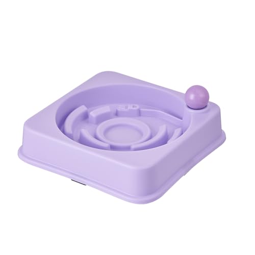 Slow Feeder Hundenäpfe | Rutschfester Futternapf für Hunde & Katzen - Kompakter Slow Feeder für Haustiere zur Kontrolle der Fressgeschwindigkeit von Chienc