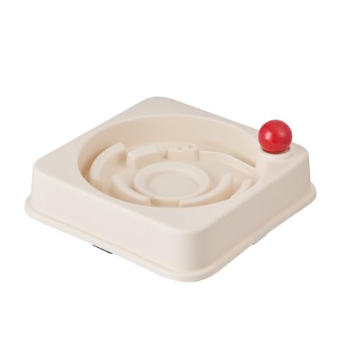 Slow Feeder Hundenäpfe | Rutschfester Futternapf für Hunde & Katzen - Kompakter Slow Feeder für Haustiere zur Kontrolle der Fressgeschwindigkeit von Chienc