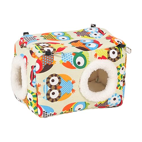 Vogelhaus – Dickes, warmes Winter-Vogelbett – waschbares Papageien-Versteck für Papageien, ideal zum Schlafen bei kaltem Wetter, für Papageien, Sittiche und Lovebirds von Chienc