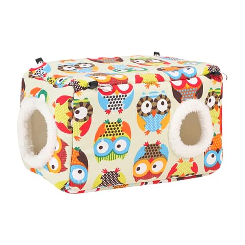 Vogelhaus – Dickes, warmes Winter-Vogelbett – waschbares Papageien-Versteck für Papageien, ideal zum Schlafen bei kaltem Wetter, für Papageien, Sittiche und Lovebirds von Chienc