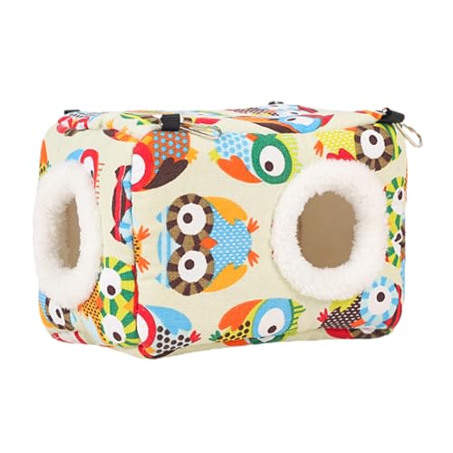 Vogelhaus – Dickes, warmes Winter-Vogelbett – waschbares Papageien-Versteck für Papageien, ideal zum Schlafen bei kaltem Wetter, für Papageien, Sittiche und Lovebirds von Chienc