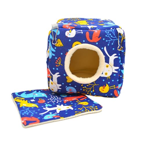 Vogelhaus - Waschbare Abnehmbare Matte Wellensittich Nest Vogelhaus - Cartoon Design Schlafbett Perfekt für Papageien, Sittiche, Nymphensittiche & Wellensittiche Vogelhaus - Waschbare Abnehmbare Matte Wellensittich Nest Vogelhaus - Cartoon Design Schlafbett Perfekt für Papageien, Sittiche, Nymphensittiche & Wellensittiche von Chienc