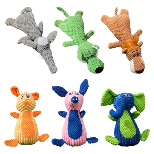 Weiches quietschendes Hundespielzeug – Schnurrhaar-freundliches Plüsch-Kauzeug, Indoor-Spiel- und Zahnlösungen für Welpen/erwachsene Hunde Weiches quietschendes Hundespielzeug – Schnurrhaar-freundliches Plüsch-Kauzeug, Indoor-Spiel- und Zahnlösungen für Welpen/erwachsene Hunde von Chienc