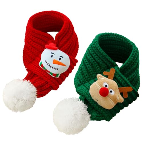 Weihnachtlicher Strickschal für Hunde, weicher, gemütlicher Stoff, Weihnachtsmann-Schal für Haustiere, verstellbarer Halswärmer für Hunde, Welpen, Katzen und Kätzchen Weihnachtlicher Strickschal für Hunde, weicher, gemütlicher Stoff, Weihnachtsmann-Schal für Haustiere, verstellbarer Halswärmer für Hunde, Welpen, Katzen und Kätzchen von Chienc