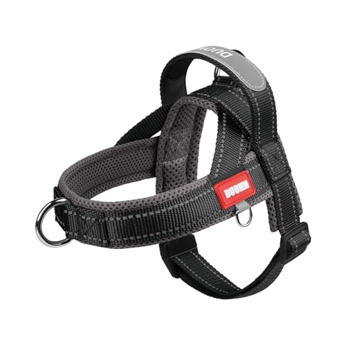 Hundegeschirr für mittelgroße und große Hunde, Easy Walk ausbruchsicher, reflektierend und verstellbar, kein Ziehen, Hundegeschirr mit Griff, strapazierfähiges Nylonmaterial mit gepolstertem Griff für Hundegeschirr für mittelgroße und große Hunde, Easy Walk ausbruchsicher, reflektierend und verstellbar, kein Ziehen, Hundegeschirr mit Griff, strapazierfähiges Nylonmaterial mit gepolstertem Griff für von ChildePet