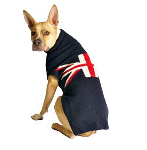 Chilly Dog Hundepullover, Union Jack, Größe L von Chilly Dog