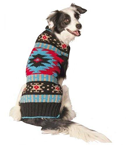 Chilly Dog Hundepullover, südwestlich, Größe M, Schwarz von Chilly Dog