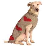 Chilly Dog Red Hearts Hundepullover, Größe XL Chilly Dog Red Hearts Hundepullover, Größe XL von Chilly Dog