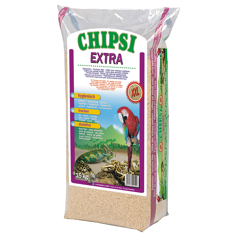 Chipsi Extra Buchenholzspäne - 15 kg, XXL-Körnung von Chipsi