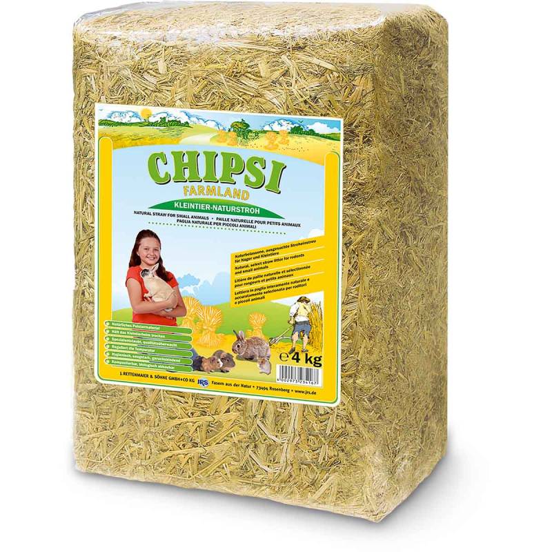 Chipsi Kleintiereinstreu Farmland Naturstroh 2x4kg von Chipsi