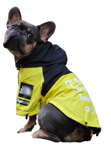 ChoChoCho NASA Hunde-Regenmäntel, reflektierende Regenjacke, wasserdicht, Hunde-NASA-Kostüm, Hundekleidung, Haustier-stilvolles Streetwear-Outfit für Hunde, Katze, Welpen, klein, mittel, groß von ChoChoCho