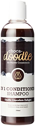 Choca-Doodle 2-in-1 Schokoladenduft Pflegeshampoo & Conditioner für Pudel-Kreuzrassen, 250 ml Choca-Doodle 2-in-1 Schokoladenduft Pflegeshampoo & Conditioner für Pudel-Kreuzrassen, 250 ml von Choca-Doodle