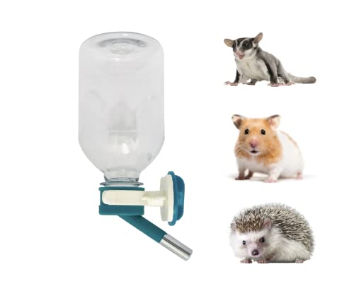 Choco Nose Patentierte Mini-Wasserflasche, tropffrei, für Hamster, Igel, Gleiter, Ratten, Mäuse, andere kleine Haustiere und Tiere, für Käfige, Kisten oder Wandmontage, 300 ml, Düse 10 mm, Grün (C125) Choco Nose Patentierte Mini-Wasserflasche, tropffrei, für Hamster, Igel, Gleiter, Ratten, Mäuse, andere kleine Haustiere und Tiere, für Käfige, Kisten oder Wandmontage, 300 ml, Düse 10 mm, Grün (C125) von Choco Nose
