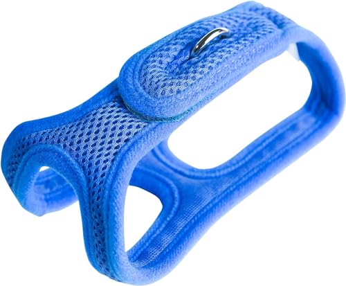 ChokeFree Velpro Mesh Pet Shoulder Harness Collar, 16", Blue von ChokeFree