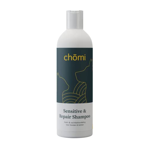 Chōmi Hunde & Katzen Sensitive & Repair Shampoo 200ml | Beste Haustierseife für empfindliche Haut | Welpenshampoo | Hundeshampoo für Allergien und Juckreiz | Jeden Tag von Chōmi