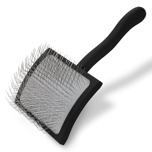 Chris Christensen Big K Slicker Bürste, Pflegen wie EIN Profi, Fluff Entwirrung Stil, spart Zeit & Energie, Schwarz, groß, für Haustiere, perfekt für Hunde & Katzen Chris Christensen Big K Slicker Bürste, Pflegen wie EIN Profi, Fluff Entwirrung Stil, spart Zeit & Energie, Schwarz, groß, für Haustiere, perfekt für Hunde & Katzen von Chris Christensen