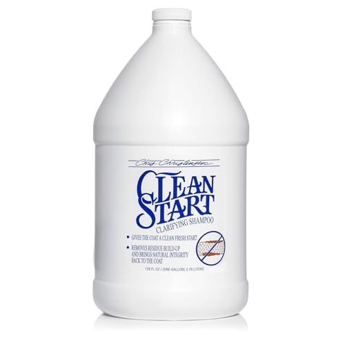 Chris Christensen Clean Start Klärshampoo - Professionelles Hundeshampoo zur Tiefenreinigung für strahlendes und gesundes Hundefell - Entfernt Rückstände, Verunreinigungen und überschüssiges Öl, 3.8 l von Chris Christensen