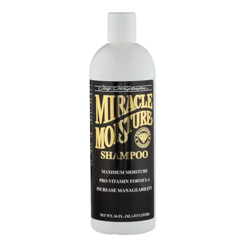 Chris Christensen Diamond Series Miracle Moisture Shampoo - Professionelles Hundeshampoo für Intensive Feuchtigkeitspflege und seidiges Fell - Sanft und wirkungsvoll, 473ml von Chris Christensen