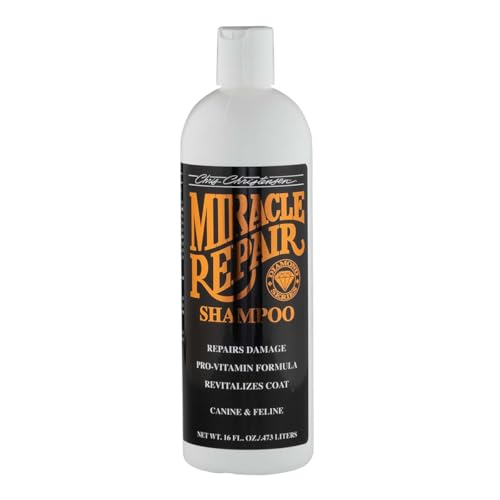 Chris Christensen Diamond Series Miracle Repair Shampoo - Professionelles Hundeshampoo für effektive Fellpflege und Reparatur - Hochwirksam und sanft, 473ml von Chris Christensen