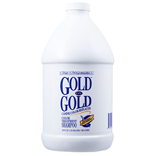 Chris Christensen Gold on Gold Shampoo - Hundeshampoo für strahlendes Fell und glänzende Ergebnisse, 1,89 l Chris Christensen Gold on Gold Shampoo - Hundeshampoo für strahlendes Fell und glänzende Ergebnisse, 1,89 l von Chris Christensen