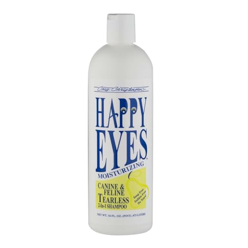 Chris Christensen Happy Eyes Tearless Shampoo - Sanftes und tränenfreies Hundeshampoo für strahlend saubere Augenpartien - Großzügige Vorratsgröße für langanhaltende Pflege, 473ml Chris Christensen Happy Eyes Tearless Shampoo - Sanftes und tränenfreies Hundeshampoo für strahlend saubere Augenpartien - Großzügige Vorratsgröße für langanhaltende Pflege, 473ml von Chris Christensen