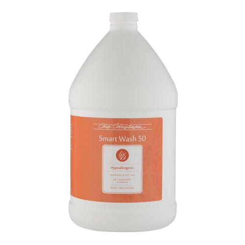 Chris Christensen Smartwash50 Hypo-Allergenic Blend - Professionelles Hundeshampoo für hypoallergene Pflege - Sanfte und beruhigende Reinigung für empfindliche Felltypen, 3,8 l von Chris Christensen