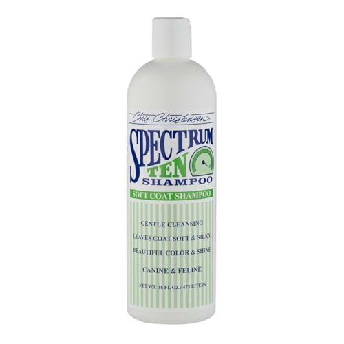 Chris Christensen Spectrum Ten Soft & Smooth Coat - Professioneller Hundepflege-Conditioner für weiches und geschmeidiges Fell - Tiefenwirksame Pflege und großzügige Vorratsgröße, 473ml von Chris Christensen
