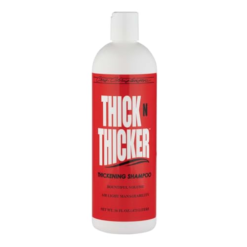 Chris Christensen Thick N Thicker Shampoo - Professionelles Hundeshampoo für voluminöses und dichtes Fell - Tiefenreinigende Pflege und großzügige Vorratsgröße, 473ml von Chris Christensen