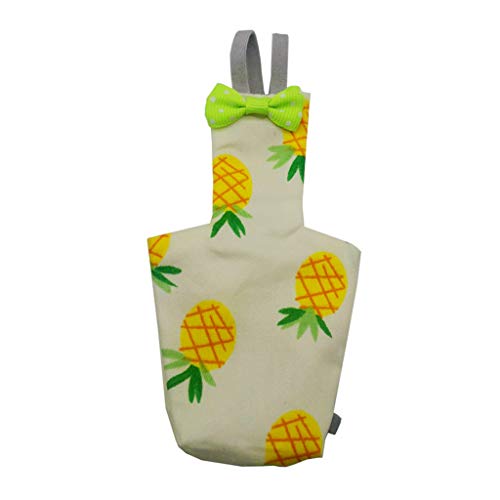 Christol Diapers Papageien Windel mit Fliege süße Bunte Früchte Blumen Nymphensittiche Tauben kleine mittelgroße und große Haustiere Vögel Fluganzug Kleidung Christol Diapers Papageien Windel mit Fliege süße Bunte Früchte Blumen Nymphensittiche Tauben kleine mittelgroße und große Haustiere Vögel Fluganzug Kleidung von Christol