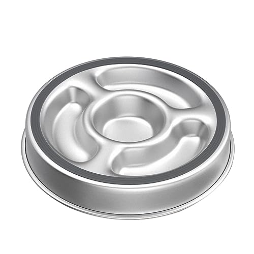 Christol Futternapf für Hunde Edelstahl für langsames Fressen für Welpen und Katzen Futternapf für langsames Fressen Anti Chock Futterteller Futternapf für Hunde und Katzen Christol Futternapf für Hunde Edelstahl für langsames Fressen für Welpen und Katzen Futternapf für langsames Fressen Anti Chock Futterteller Futternapf für Hunde und Katzen von Christol