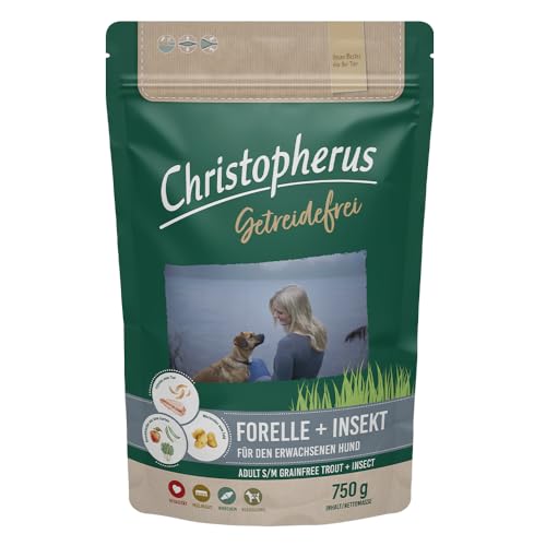 Christopherus Getreidefrei Forelle & Insekt 750g von Christopherus