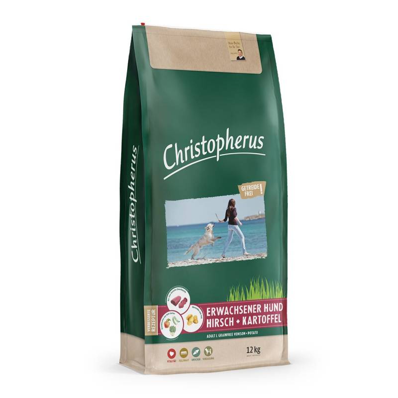 Christopherus Getreidefrei Hirsch und Kartoffel 2x12kg von Christopherus