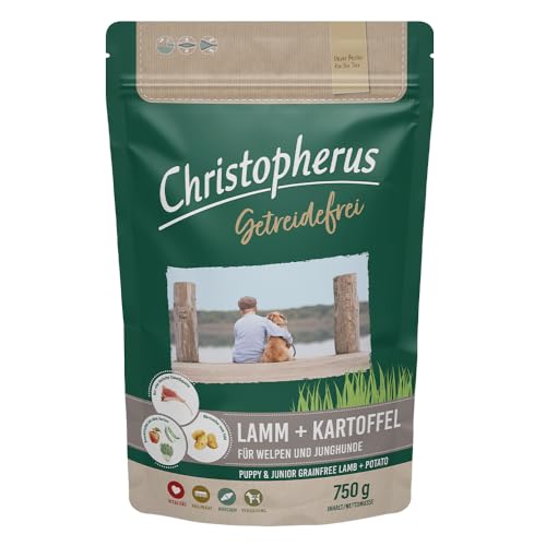 Christopherus Getreidefrei - Lamm + Kartoffel - Welpe & Junghund 750g von Christopherus
