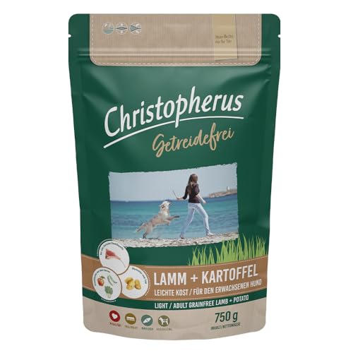 Christopherus Getreidefrei - Lamm + Kartoffel - leichte Kost 750g von Christopherus