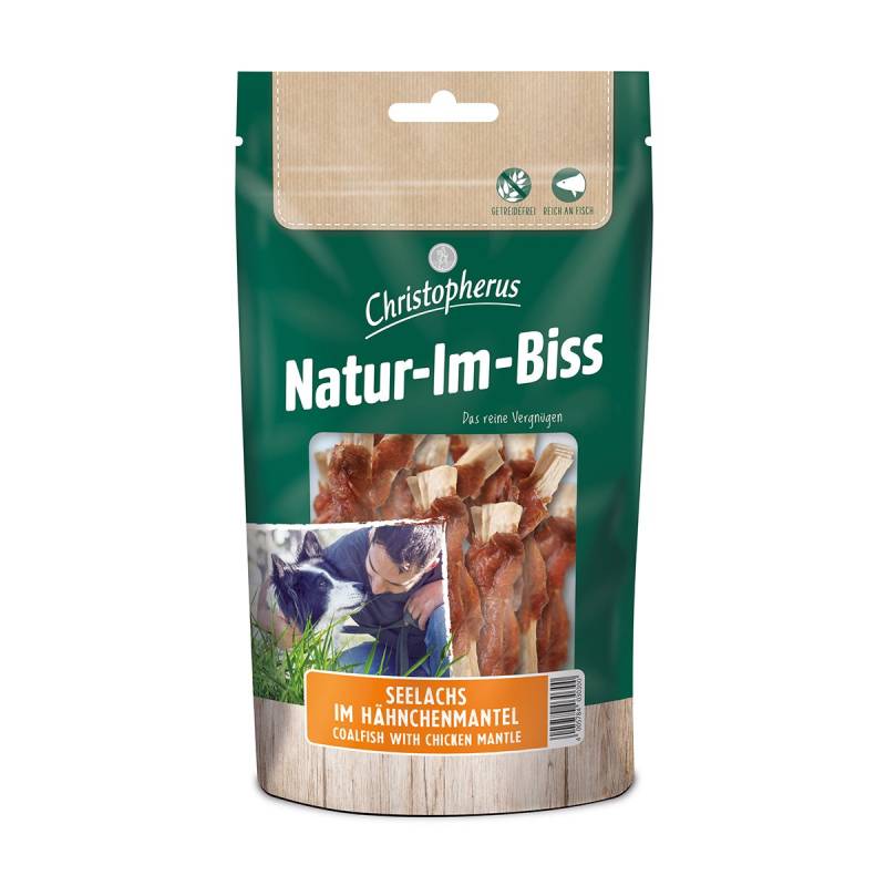 Christopherus Natur-Im-Biss Seelachs im Hähnchenmantel 70g von Christopherus