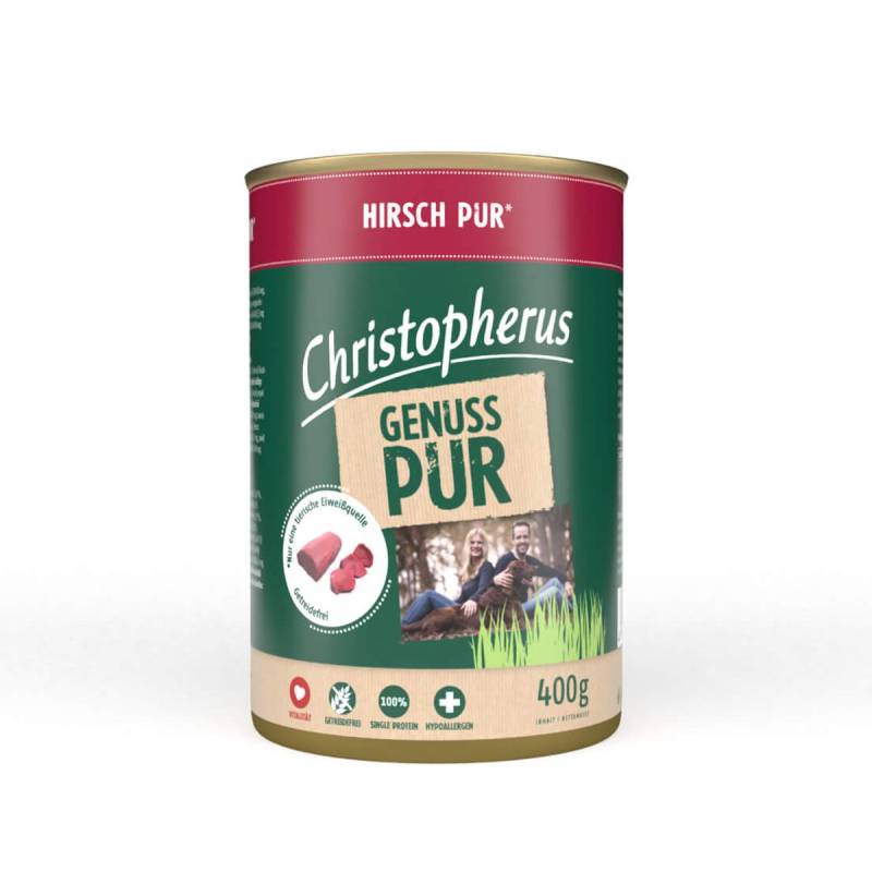Christopherus Pur – Hirsch 24x400g von Christopherus