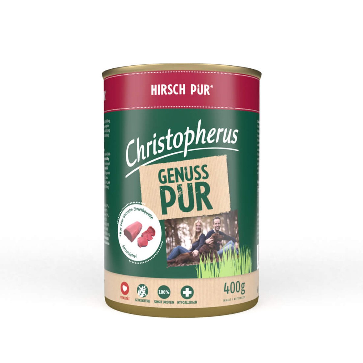 Christopherus Pur – Hirsch 6x400g von Christopherus