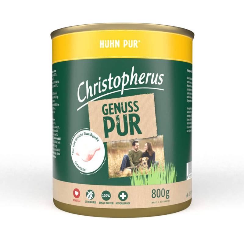 Christopherus Pur – Huhn 12x800g von Christopherus
